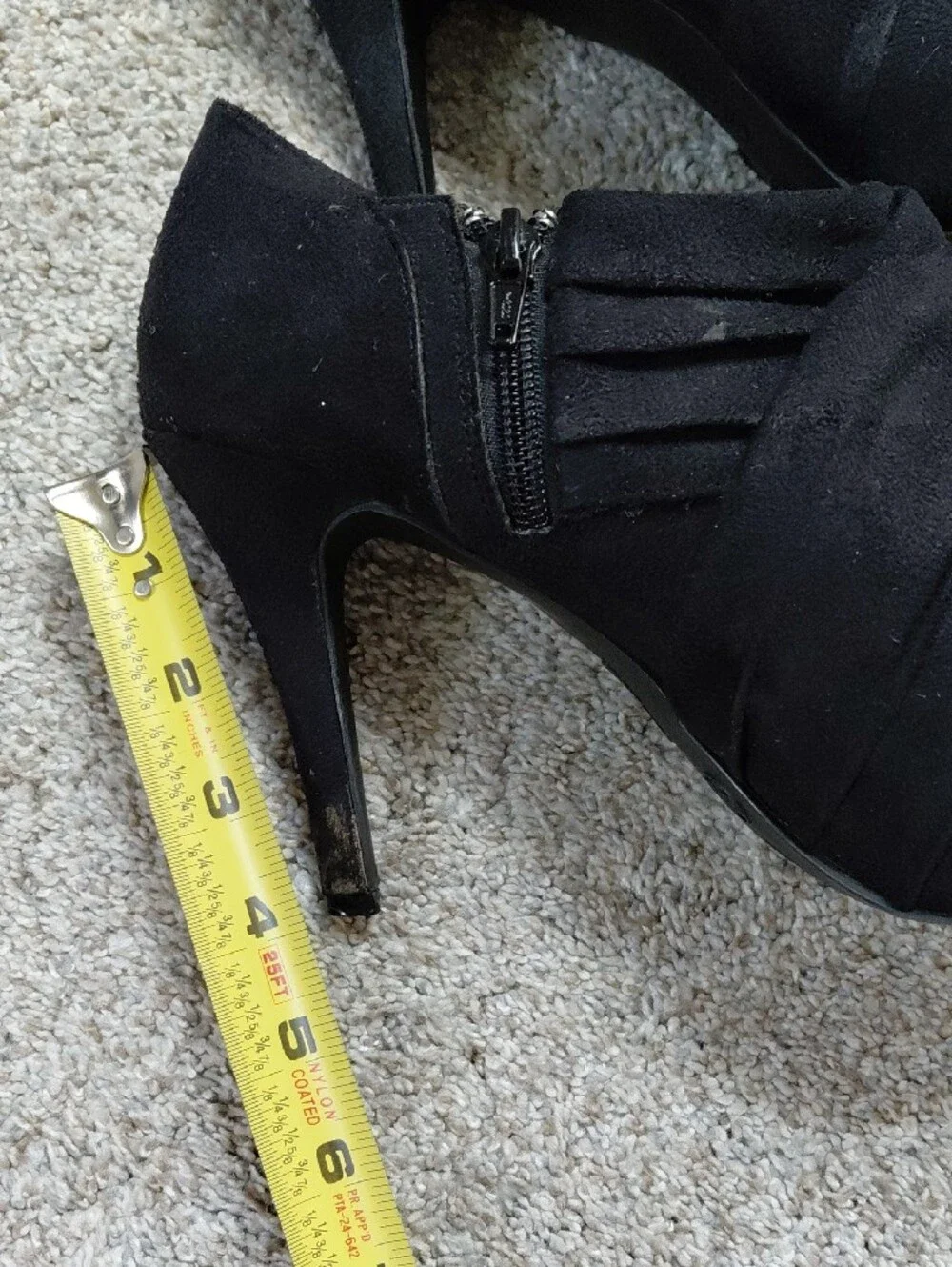 Mossimo Supply Co. Black Suede Ankle Booties